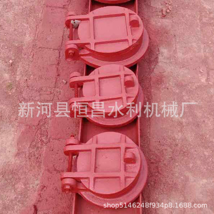 厂家直销止回铸铁拍门玻璃钢拍门铸铁拍门恒昌水利厂家直销