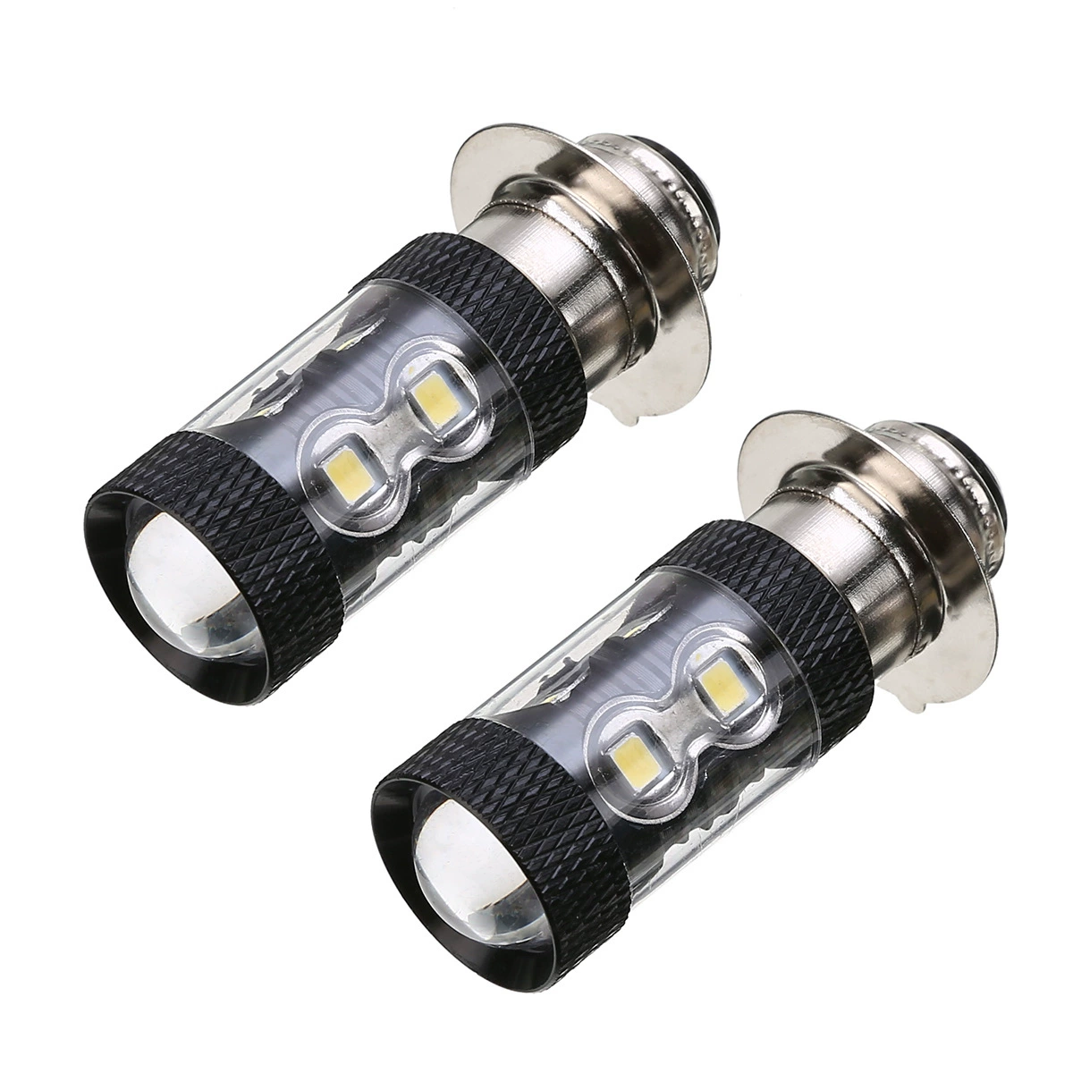 Мотоциклетная LED-головная светодиодная фара H6 50W P15D 16LED одиночный коготь высокий мощности световые панели для электромобиля