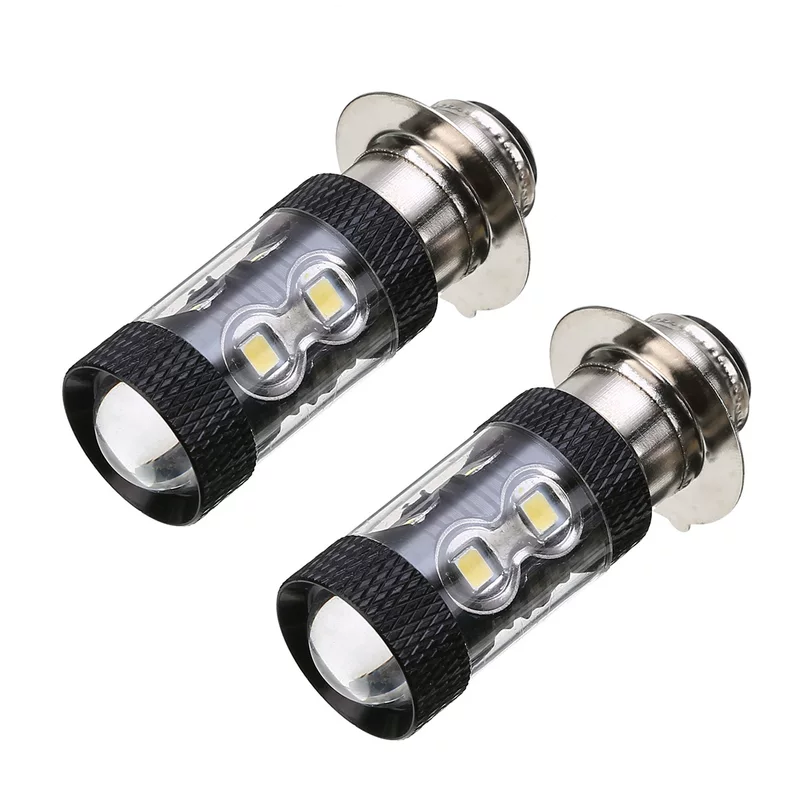 Мотоциклетная LED-головная светодиодная фара H6 50W P15D 16LED одиночный коготь высокий мощности световые панели для электромобиля