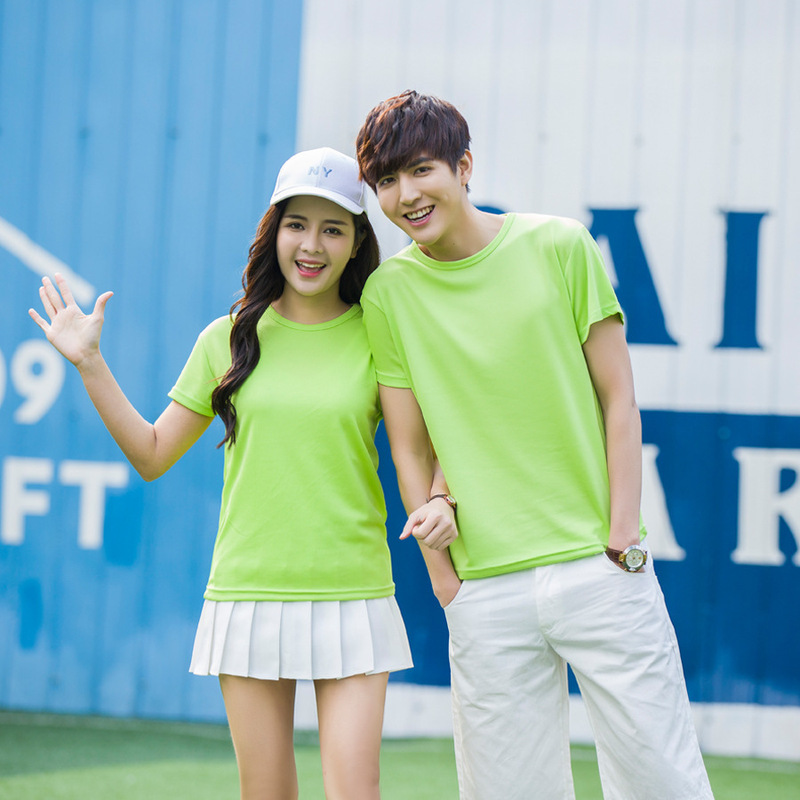 Quick-drying advertising shirt T-shirt custom printed logo Marathon Sports running team work clothes cultural shirt embroidered men