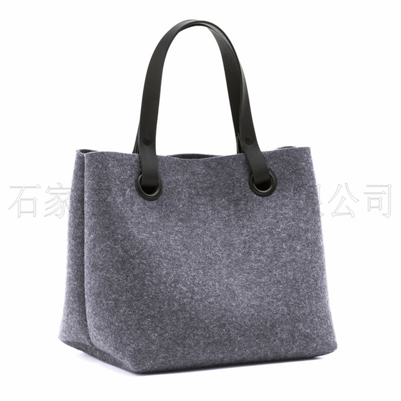 Supply 3mm thick halberd material felt handbag felt handbag non-woven felt bag felt bag