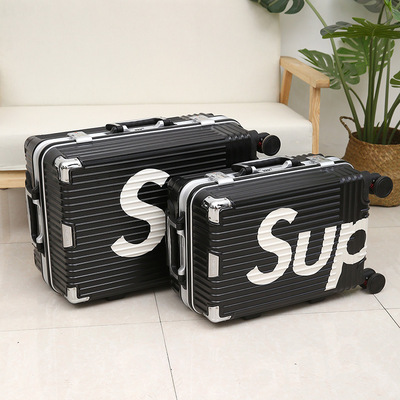 sup拉杆箱行李箱网红ins箱铝框20寸登机密码箱24寸行李箱私人定制|ms