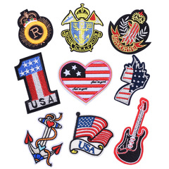 New 2020 Factory Direct Sale Fashion College Fabric Accessories Clothing Patch Sew-on Badges Embroidered Fabric Badges