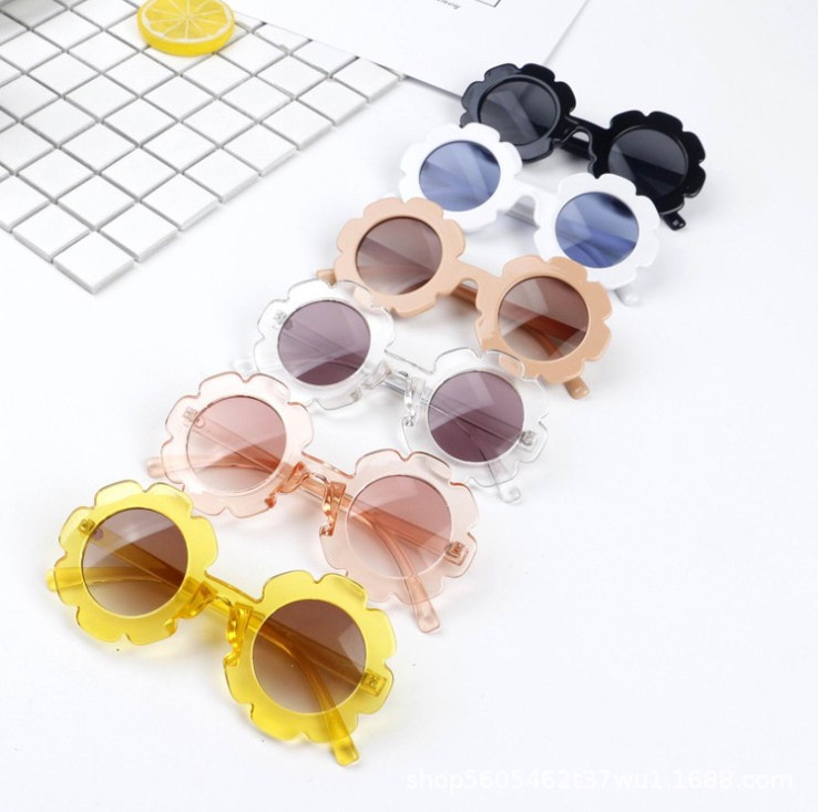 Children's Sunglasses Cute Sun Flowers U...