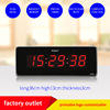 Wholesale new LED Digital Creative Creative Calendar Living Room Electronic Hanging Clock Office Wall Hanging Clock Performance Products