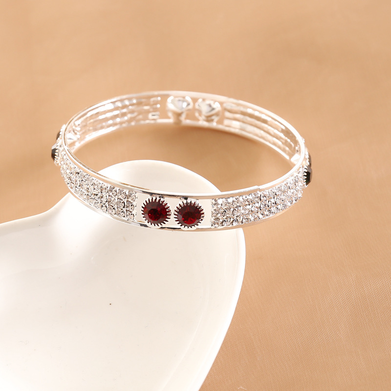 fashion full diamond multicolor bracelet