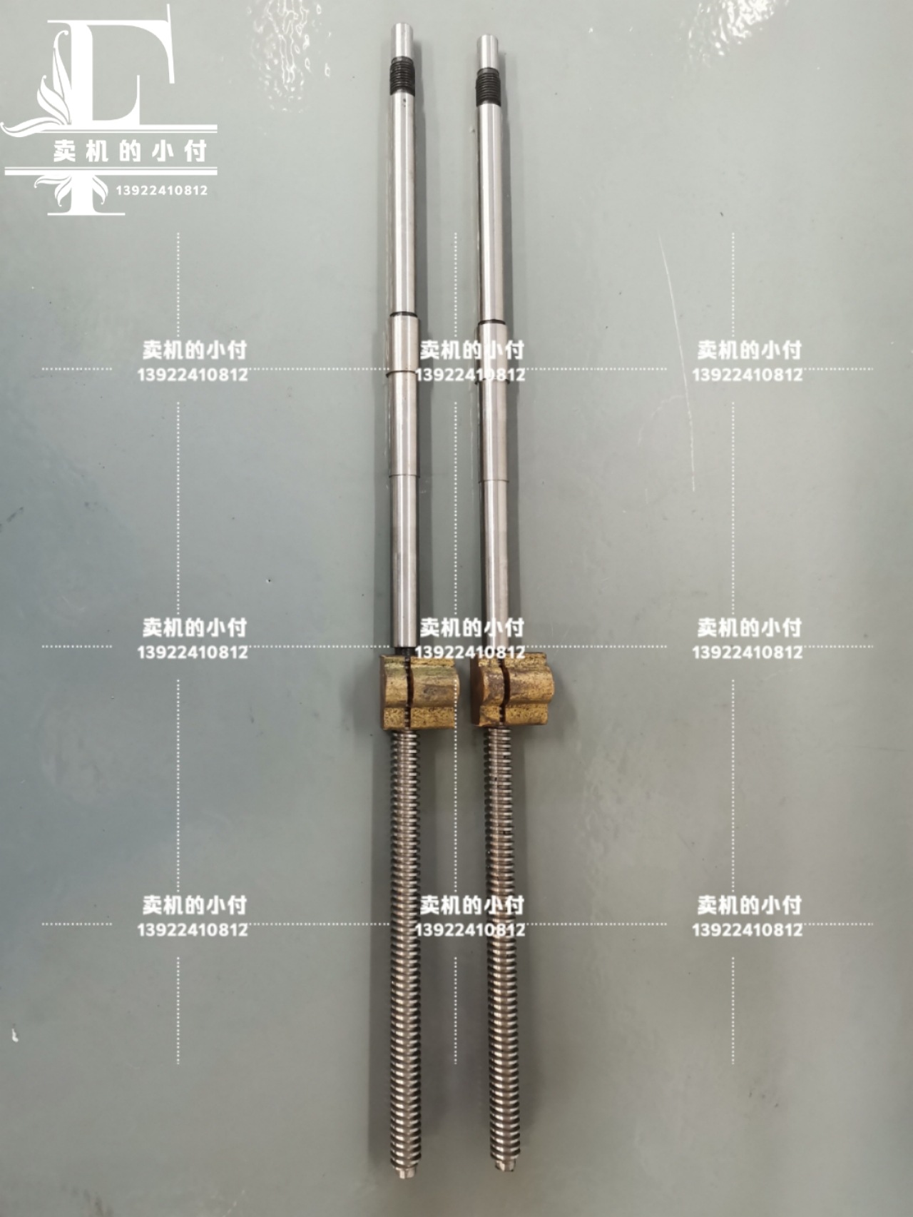 P11广州机床厂C6132A1普车中托板丝杆及螺母 图号5030/5031