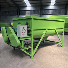 液压出料搅拌机图片 鲜草料混合制备机 金昌羊场搅拌机视频