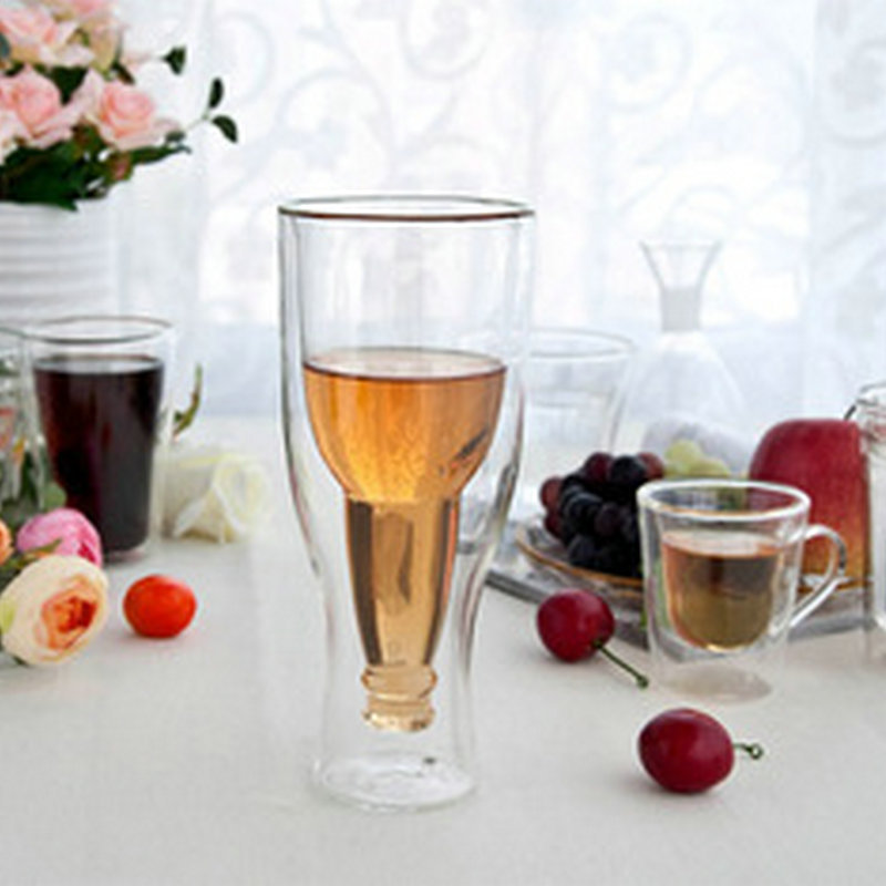 Creative glass wineglass
