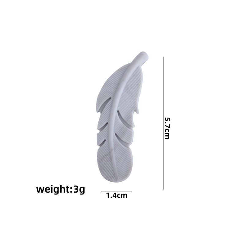 Bebé suministros de plumas de silicona perlas sueltas bebé molar pulsera pezón cadena anti-caída de la cadena DIY accesorios de la joyería