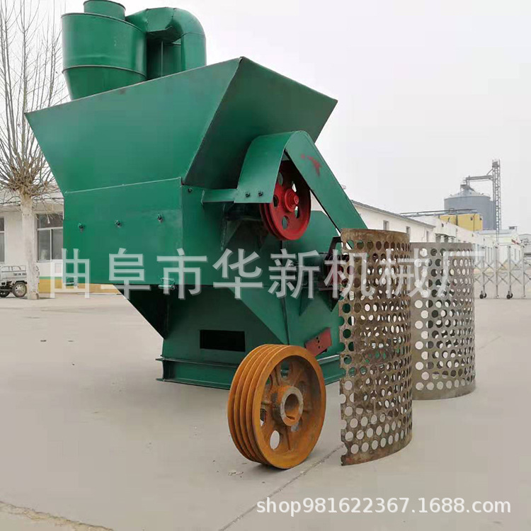 大型养殖锤片式粉碎机 三相玉米棒草料粉碎机 多功能饲料打糠机