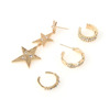 Brand long accessory, earrings, diamond encrusted, European style, wholesale