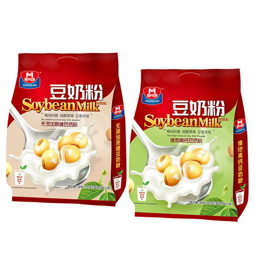 720g Bagged Soy Milk Powder Breakfast Commercial Instant Ready-to-Drink Plain Soy Milk Powder Wholesale for Supermarkets and Malls