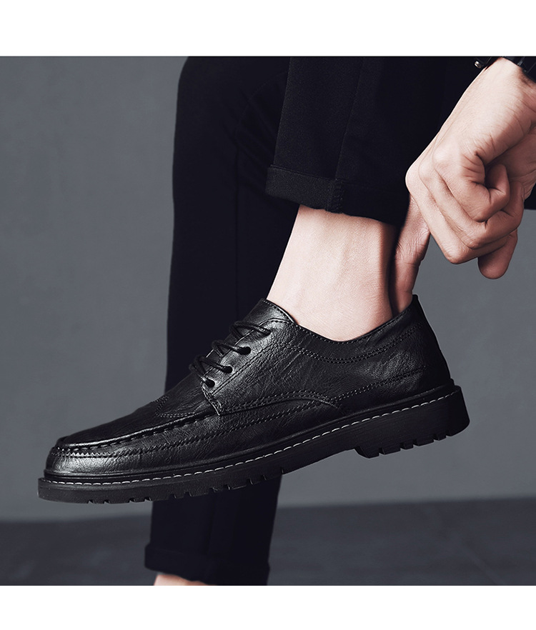 Herren Lederschuhe Sportschuhe Sneakers Synthetikgewebe Stoßdämpfung Fußgewölbeunterstützung Atmungsaktives Schuhwerk_voghion.com