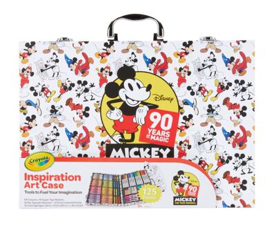 绘儿乐crayola 米奇艺术珍藏礼盒儿童画画套装绘画工具专业全套