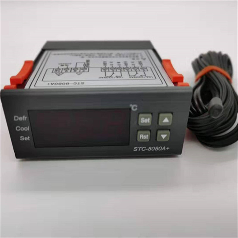 STC-8080A + refrigerated seafood pool Microcomputer temperature controller-40~50 degrees defrost STC-8080A + refrigerated seafood pool Microcomputer temperature controller-40~50 degrees defrost
