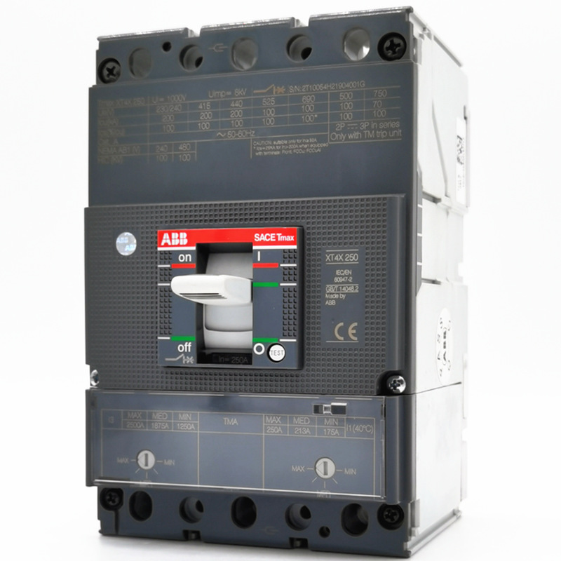 ABB Tmax XT4X 250 空气开关 X T4V250 限流型高分断200KA断路器