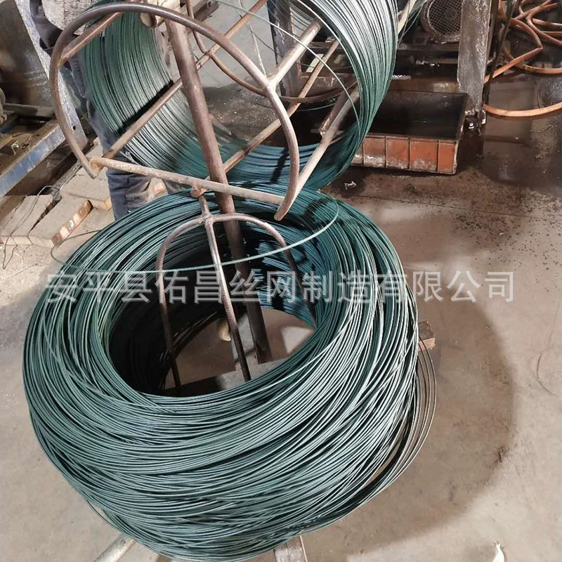 Plastic iron wire PVC gardening bag plastic galvanized silk gardening shape bundle silk coating plastic wire