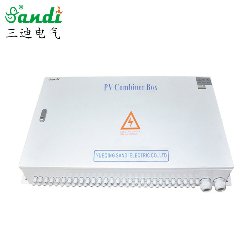 高性能高品质 光伏发电系统光伏阵列防雷汇流箱24路 带断路保护