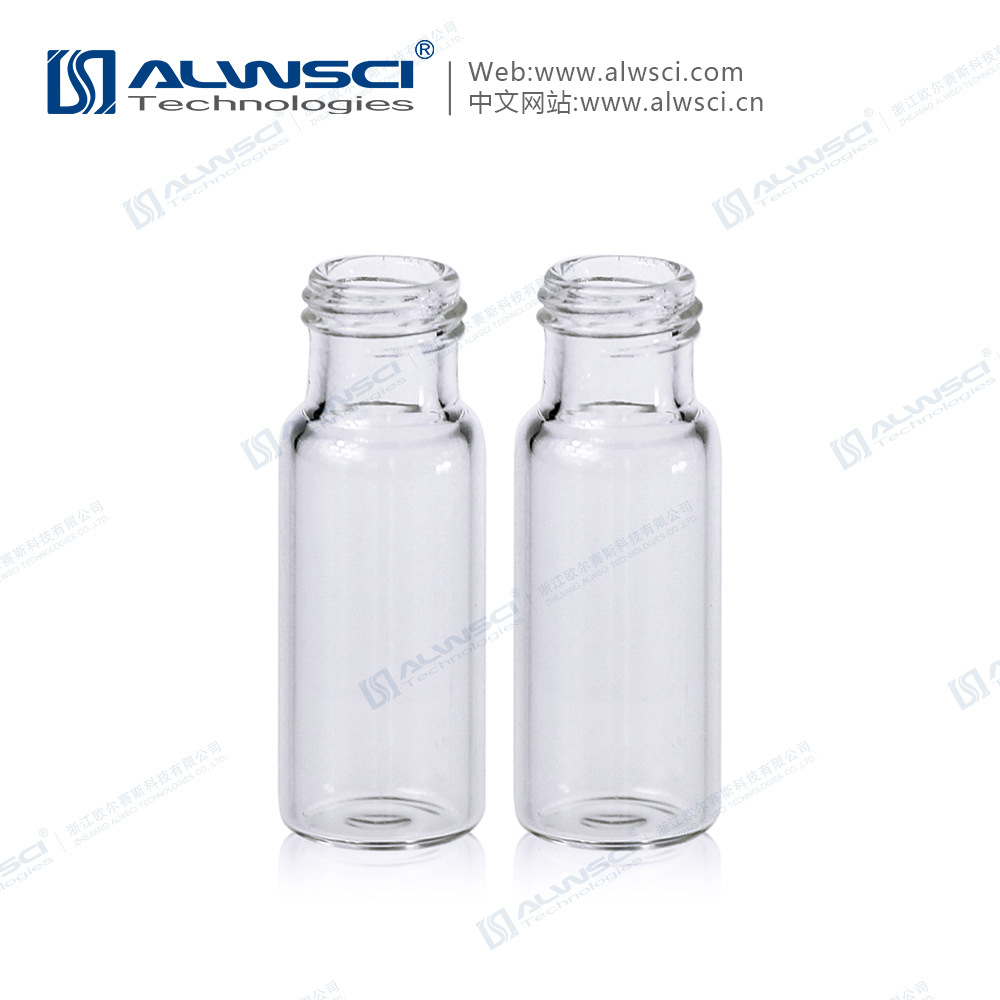ALWSCI 2ML 9-425适用安捷伦透明不刻度螺口样品瓶色谱进样瓶