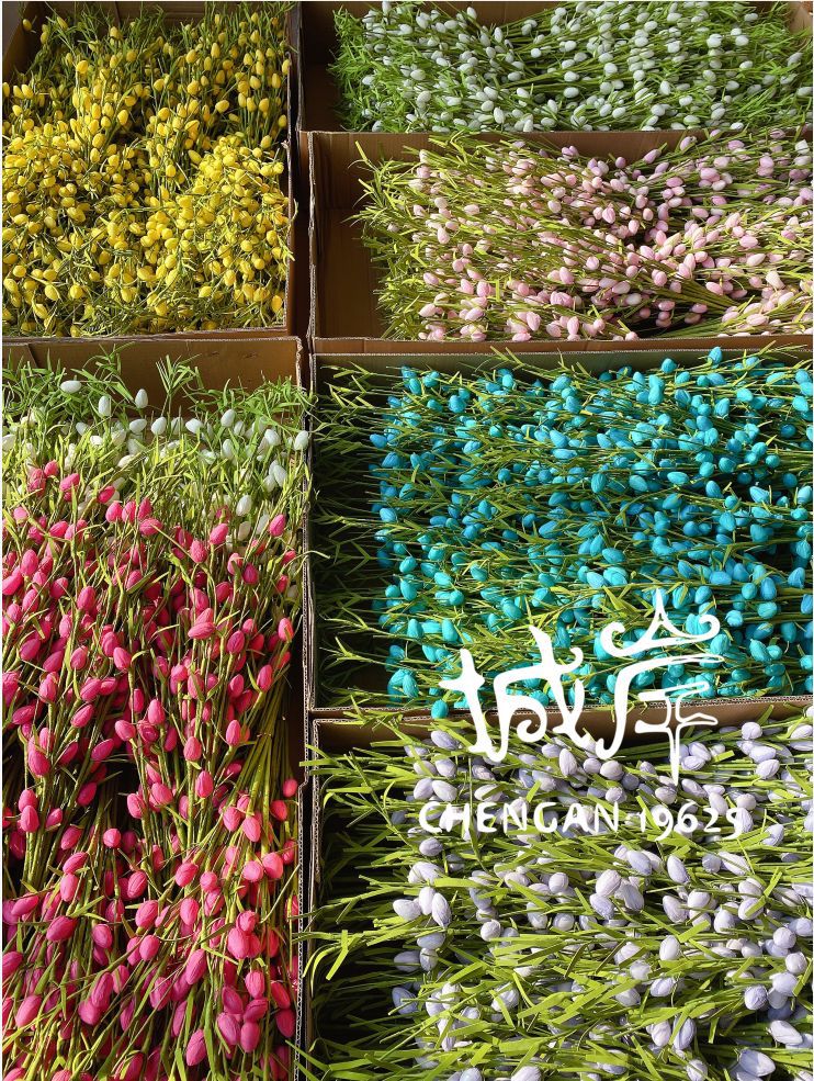 [City shore C0308 ]Bloom bud PE foam Artificial Flower Artificial flower Silk flower Plastic flowers Factory wholesale