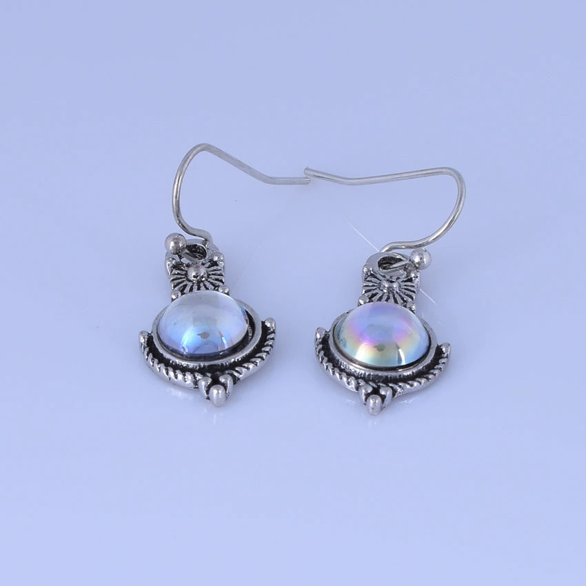 Креативные ретро серьги, ногтевой декор, (торговля через границу), wish, Aliexpress, лунный камень