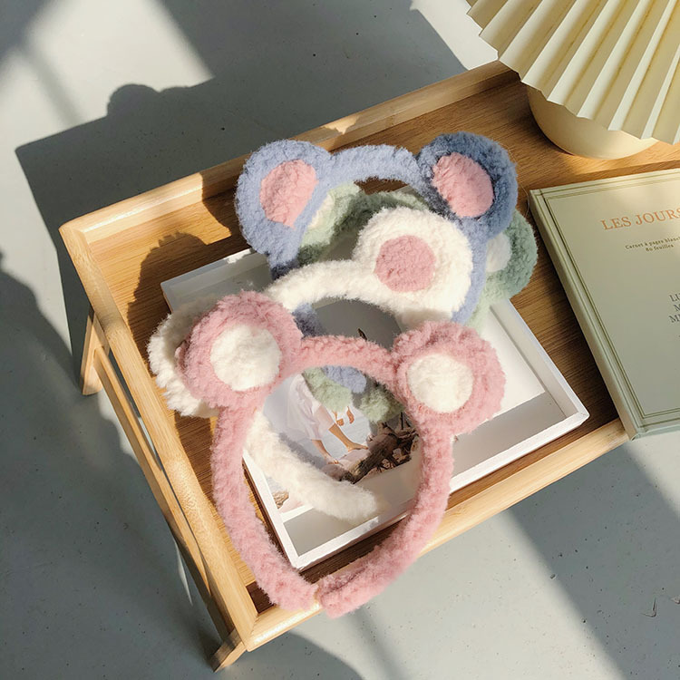 Cute Plush Bear Cartoon Headband display picture 5