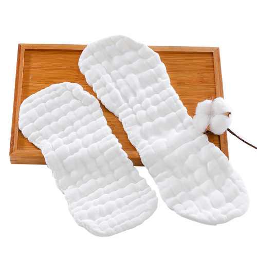 Wholesale baby diaper cotton gauze washable diapers 12-layer gauze peanut-shaped diapers newborn baby pads
