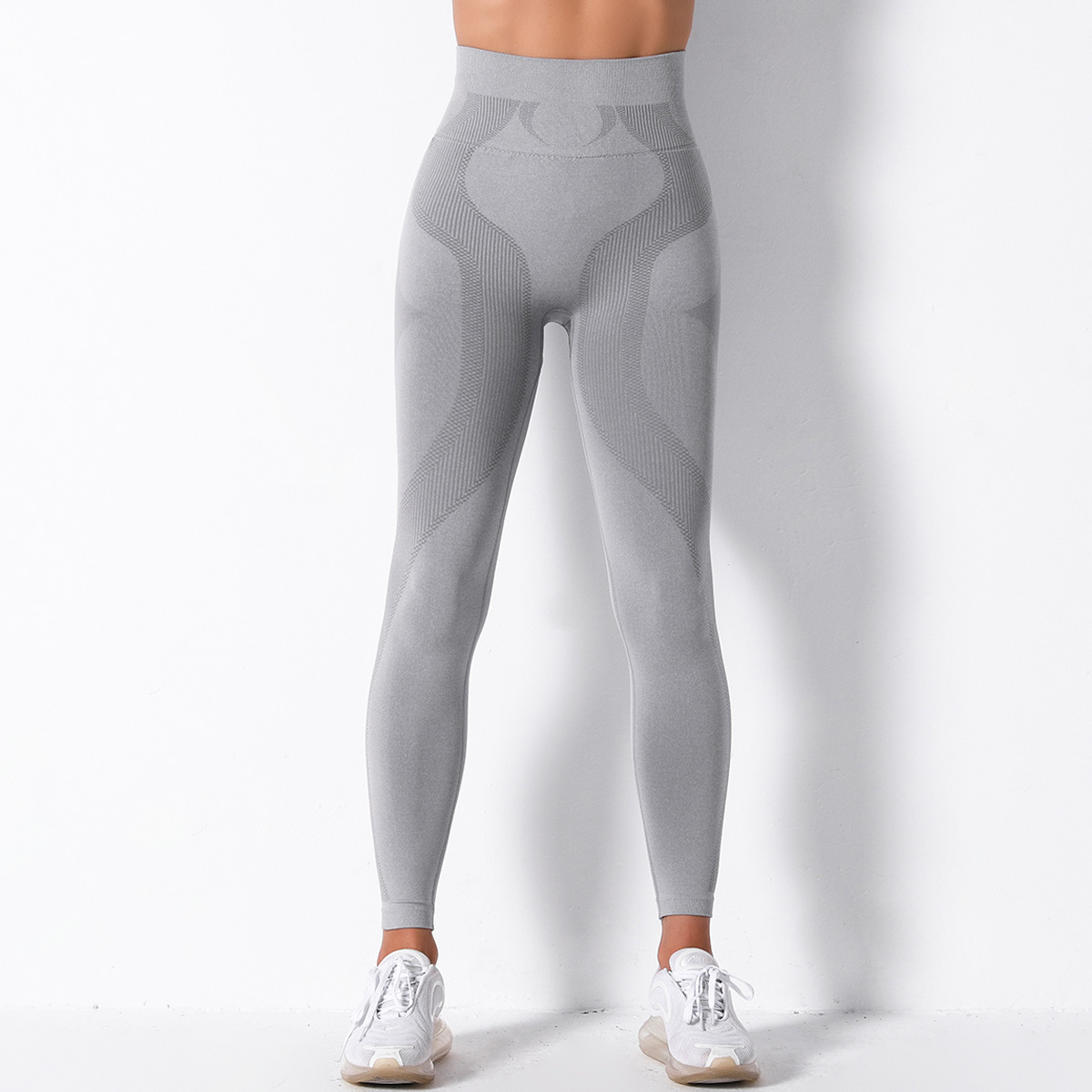 high-waist hip-lifting stretch tight stretch pants  NSLX12867