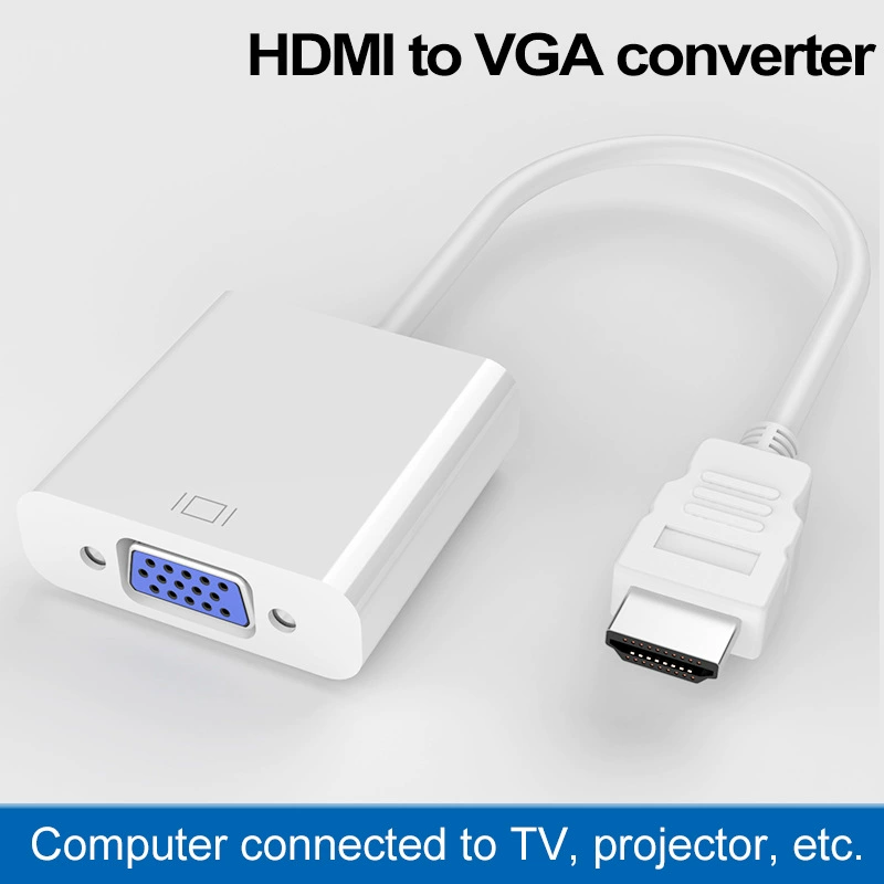 Граничный HDMI к VGA кабель с аудио питание 1080p ротатор ноутбук компьютер дисплей высокого разрешения соединение