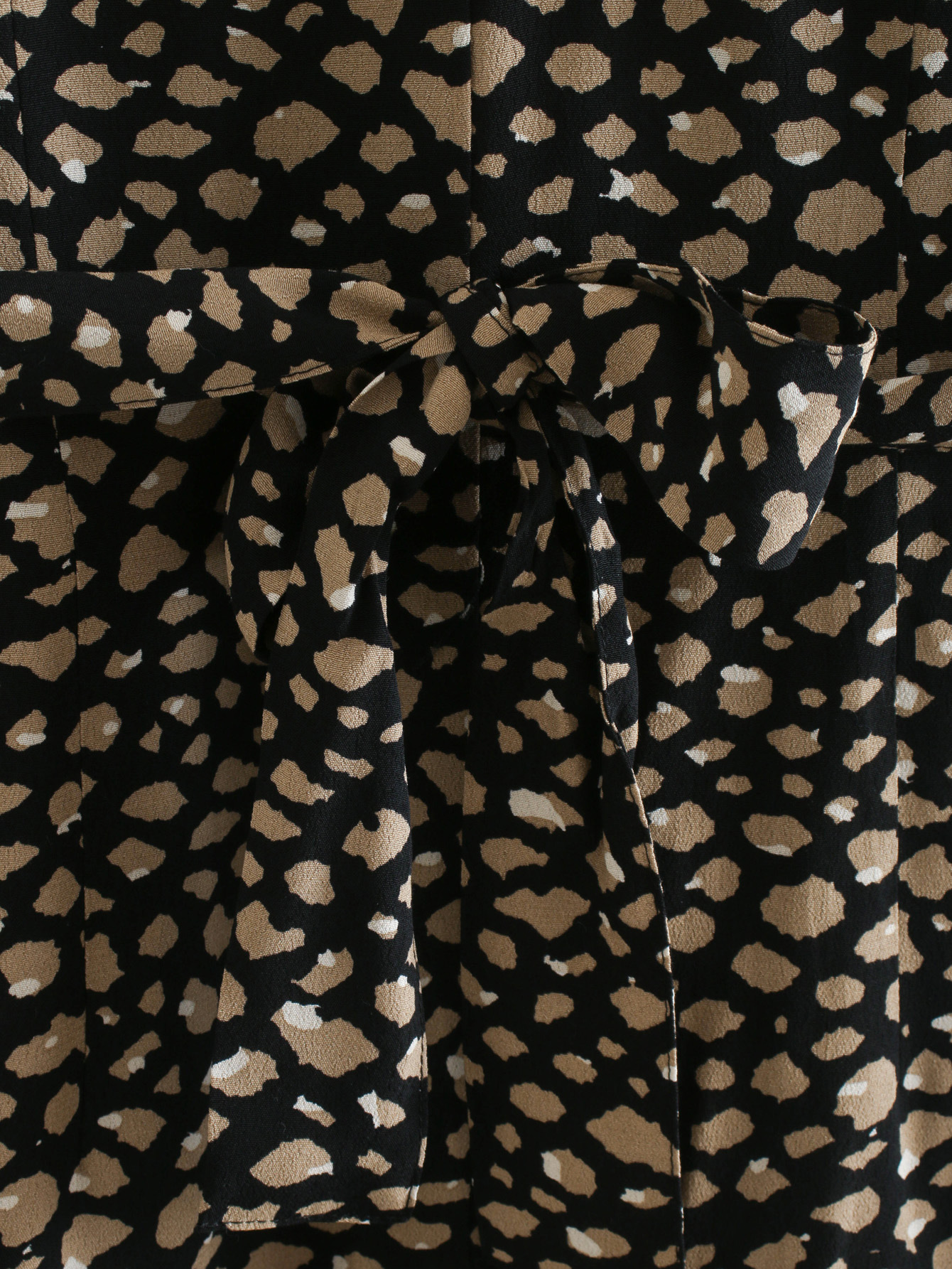  autumn animal print dress  NSAM3087