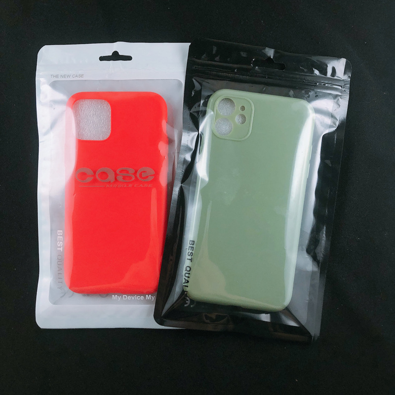 廠家定做 蘋果手機殼包裝袋 case半透明塑料袋 三邊封複合自封袋