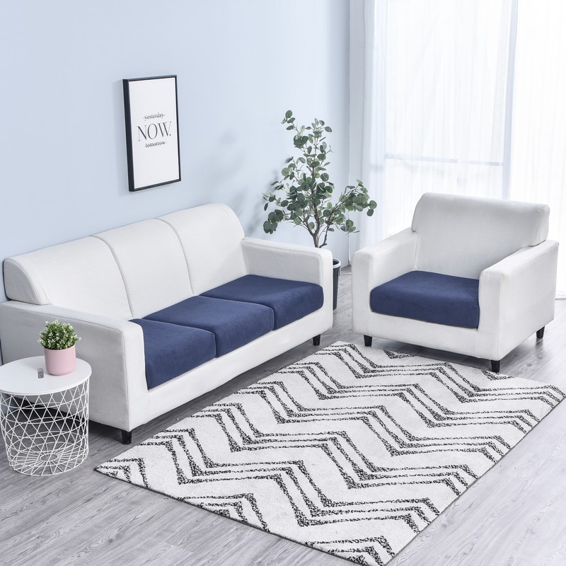 Nordischer Samt Sofaüberzug Elastisch Für Chaiselongue Bezug_voghion.com