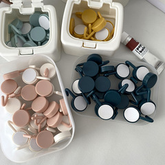 Round small hooks minimalist adhesive hooks invisible strong color-changing kitchen bedroom dormitory hooks for selling on a stall supplier
