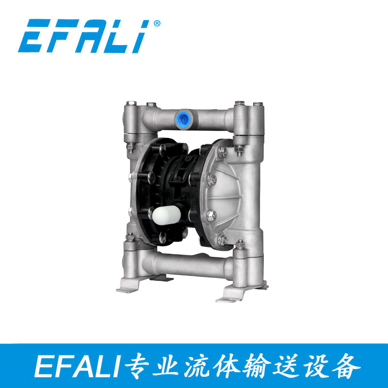 【新品】EFALI不锈钢耐腐蚀防爆化工污水气动隔膜泵ED15（1/2寸）