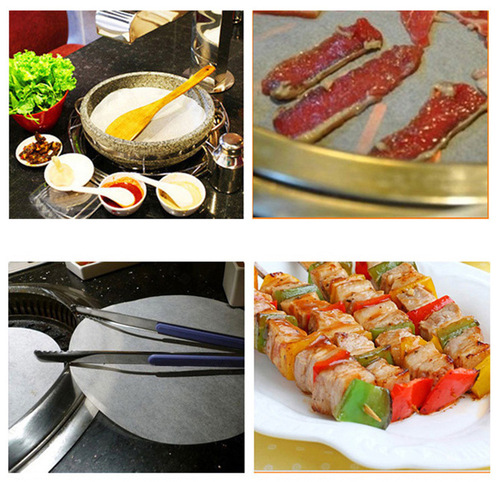 Double-sided silicone baking paper round baking utensils cake biscuit mold pizza pan non-stick greaseproof paper cross-border