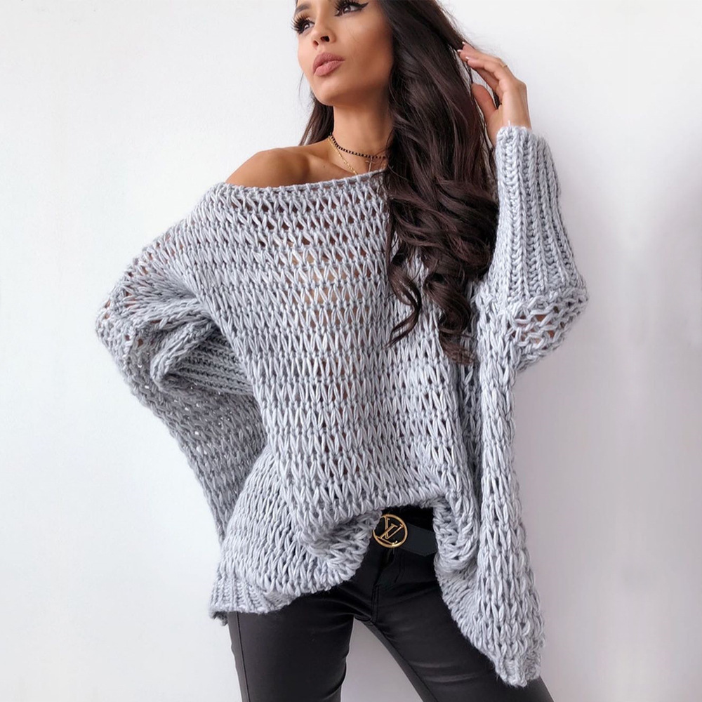 autumn new one-neck bat sweater  NSYX64040