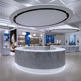 办公室展厅商场装修专柜展柜形象墙服装店设计及各类效果图SI设计