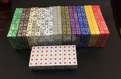 12mm*12mm压克力骰子亚克力特白方角子色子12号方角彩色|ru