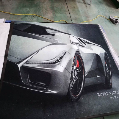 Keyang Commercial Car Nylon Printed Rubber Carpet Advertising Floor Mat Door Mat Logo Door Mat (Avtomobil döşəmə paspasları)