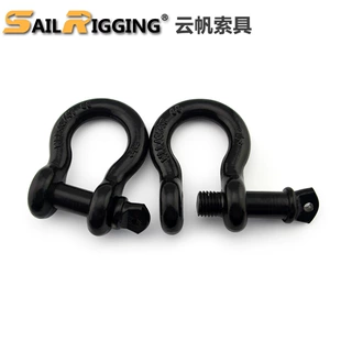 青岛云帆索具提供 美式弓型卸扣 破断6倍拉力g209卸扣