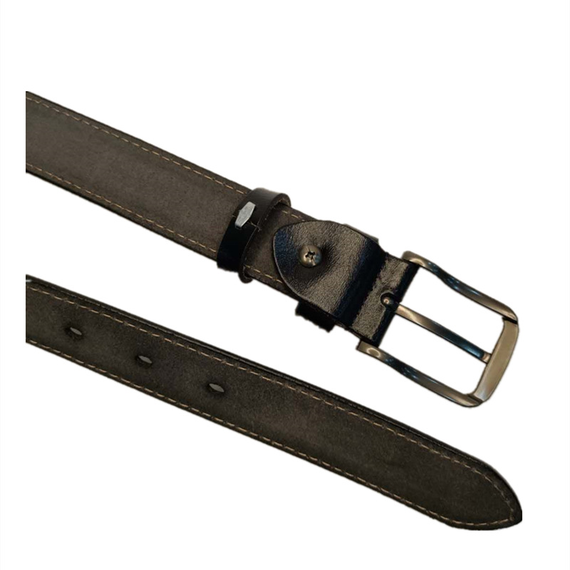 Boucle de ceinture en cuir de vache pour femmes et hommes, ceinture décontractée et polyvalente, Version coréenne, rétro, tendance, cadeau pour hommes, offre spéciale_voghion.com