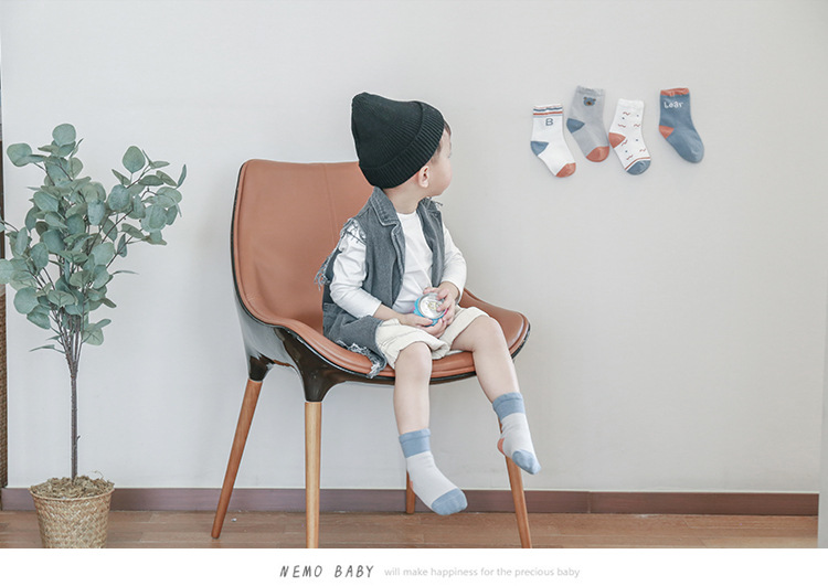 提花5双组宝宝袜_14