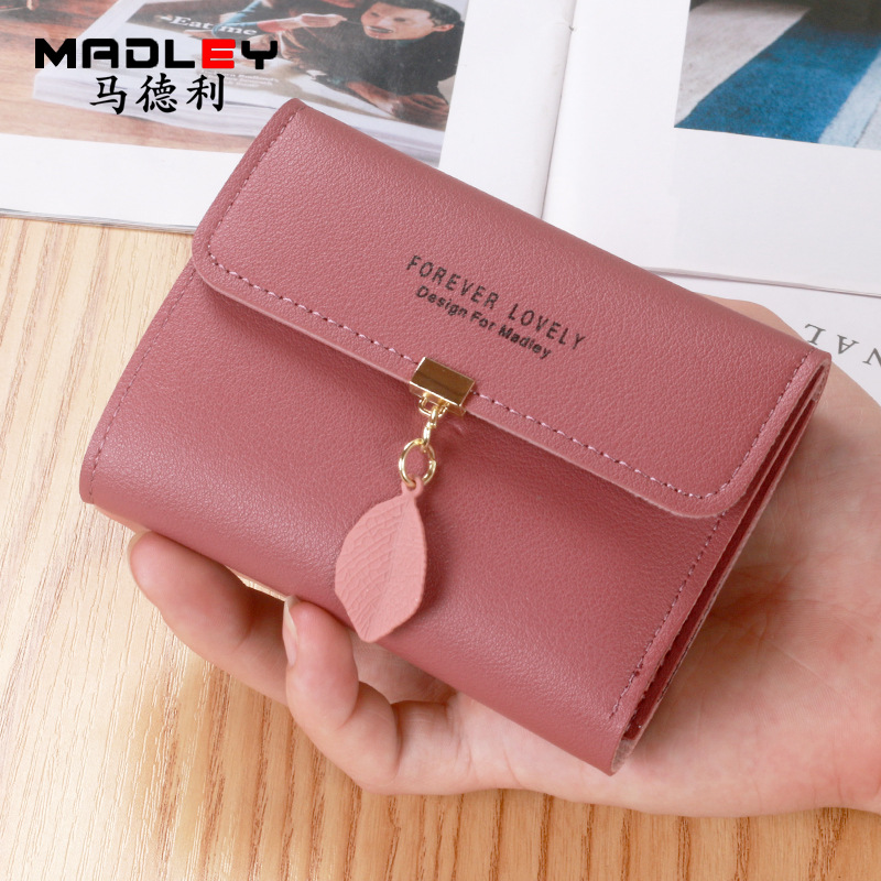 New Korean Version Simple Small Wallet 30% Change Position Wallet Zero Wallet Cross Border Short Women's Wallet