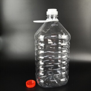 ɫ����Ͱ5���͉�͸��pet 5L����ʳ����Ͱ �������ϰ��bƿ��������