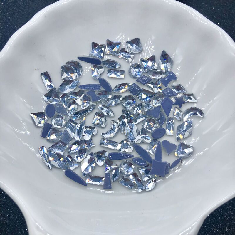 Wholesale white flat drill nail art hot Net red red red book with nail drill flat shaped drill