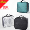 Small handheld polyurethane storage system, cosmetic bag for manicure for traveling