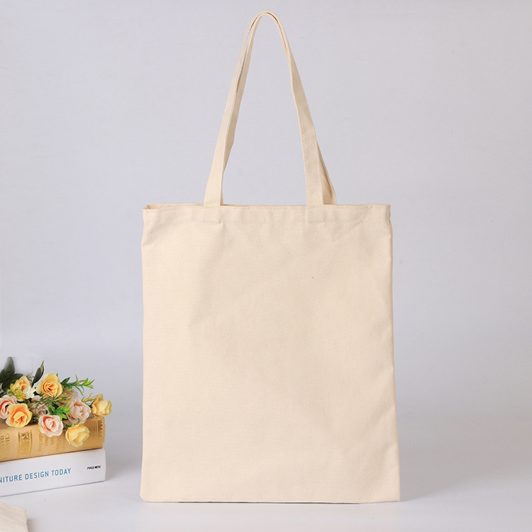 手提空白帆布袋定制折叠单肩帆布包学生广告购物棉布袋可印logo