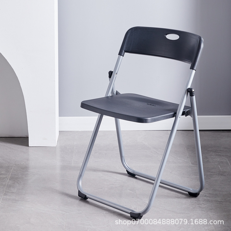 Silla plegable de plástico, oficina o exposición, moderna, venta directa de fábrica