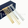 Golden beading needle stainless steel with beads, lights, switch key, wholesale, 0.8-1.0mm